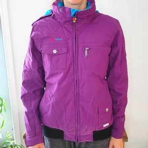 Special blend size small ski/snowboard jacket in purple.